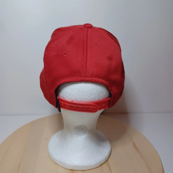 Vintage Nike Red Black Unisex Snapback Baseball Hat RN 56323 see pictures for re - Picture 4 of 6
